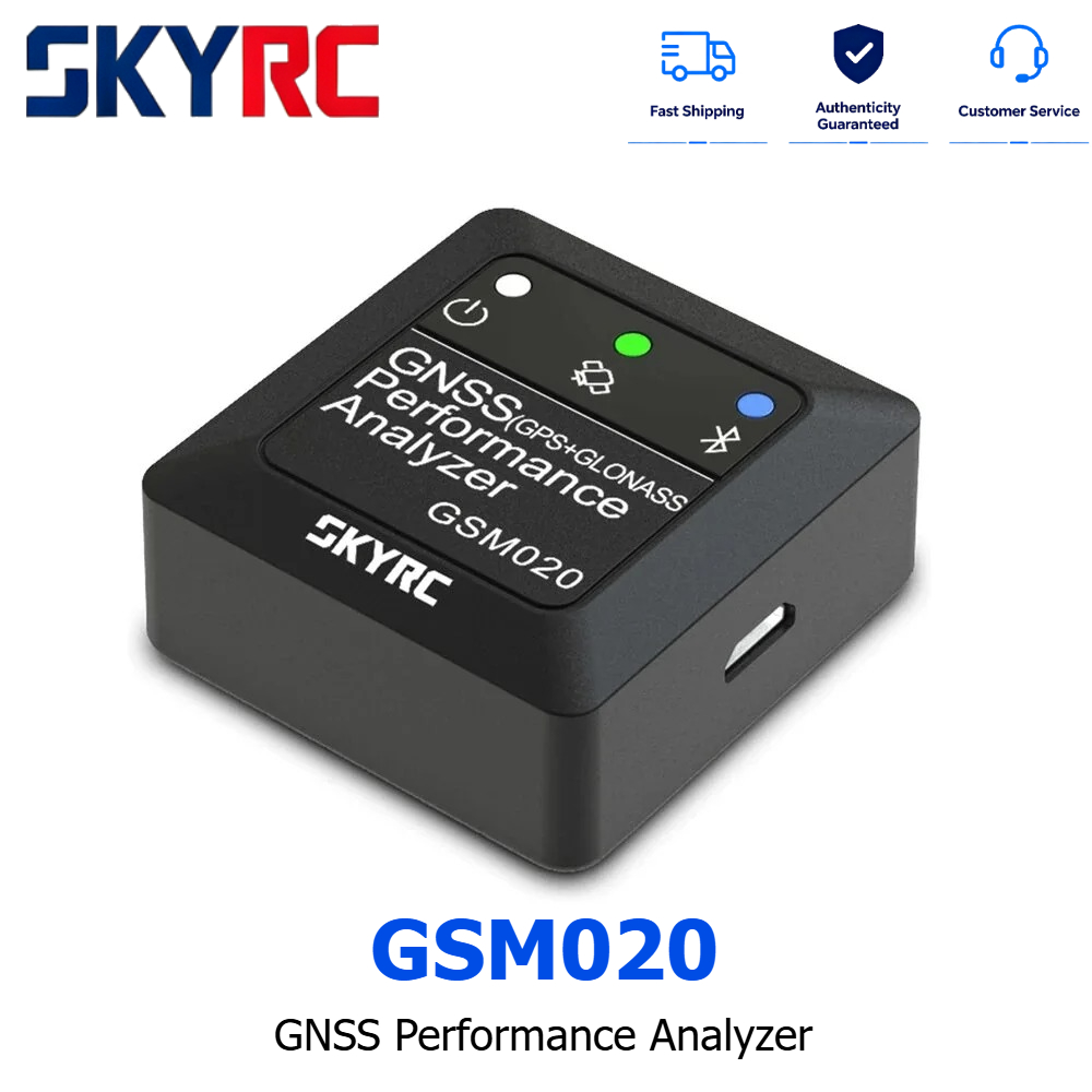 Drone Mapping - SKYRC GSM020 เครื่องวิเคราะห์ประสิทธิภาพ GNSS พร้อมแอปพลิเคชัน Bluetooth