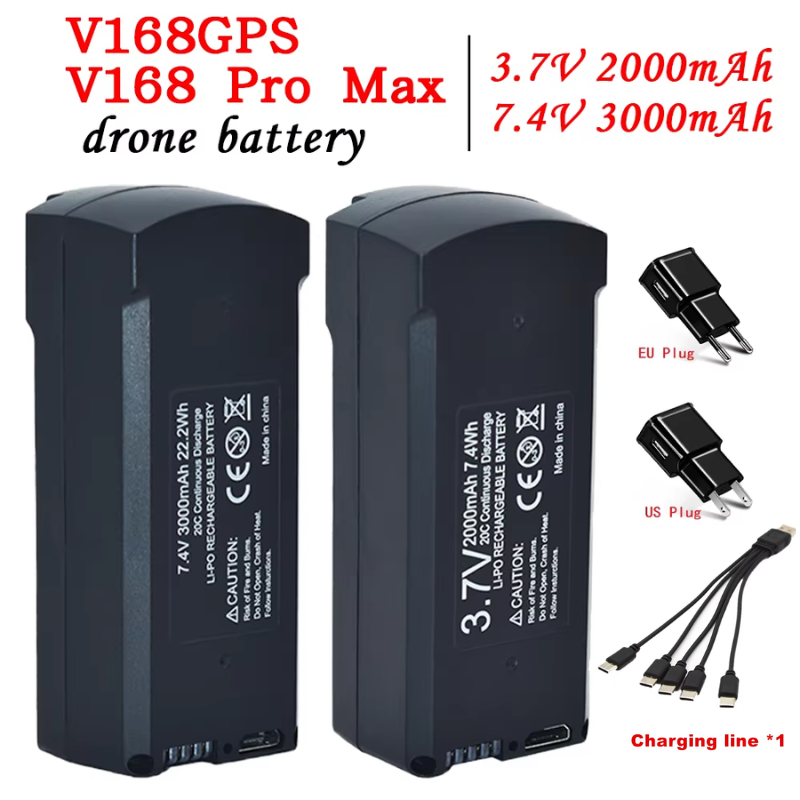 Drone Mapping - GPS V198 7.4V 3000mAh แบตเตอรี่ RC