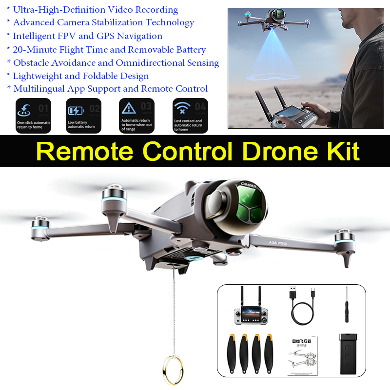 โดรน A26 Pro GPS พร้อมรีโมทคอน - Drone Surveying บทวิจารณ์และราคา