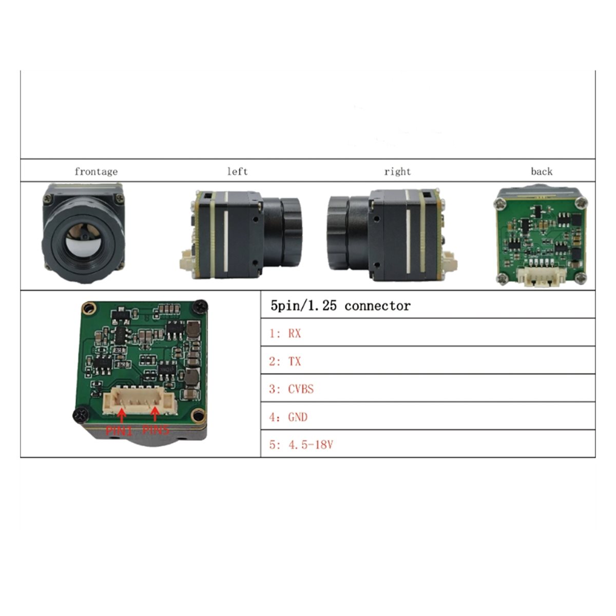 โมดูลถ่ายภาพความร้อนอินฟราเรด  - Drone Thermal Imaging บทวิจารณ์และราคา