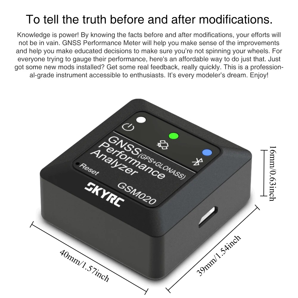 SKYRC GSM020 เครื่องวิเคราะห์ป - Drone Mapping บทวิจารณ์และราคา