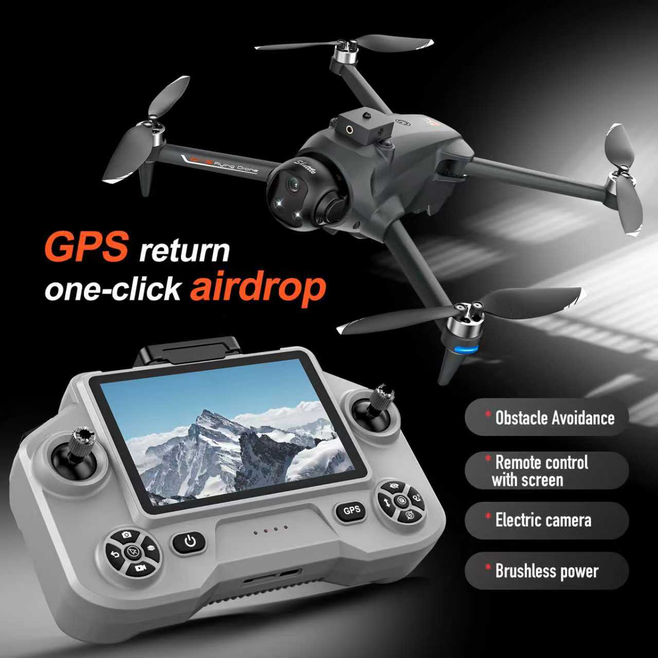 โดรน YL059 FPV GPS Quadcopter  - Drone Mapping บทวิจารณ์และราคา
